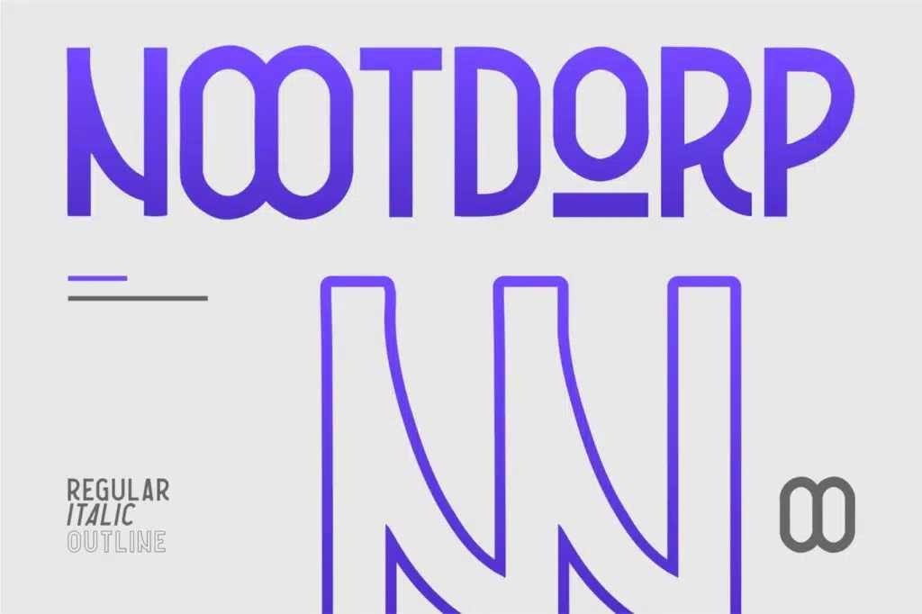 Nootdorp - Headline Typeface