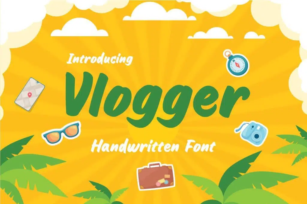 Vlogger-Fun-Headline-Youtube-Handwritten-Font