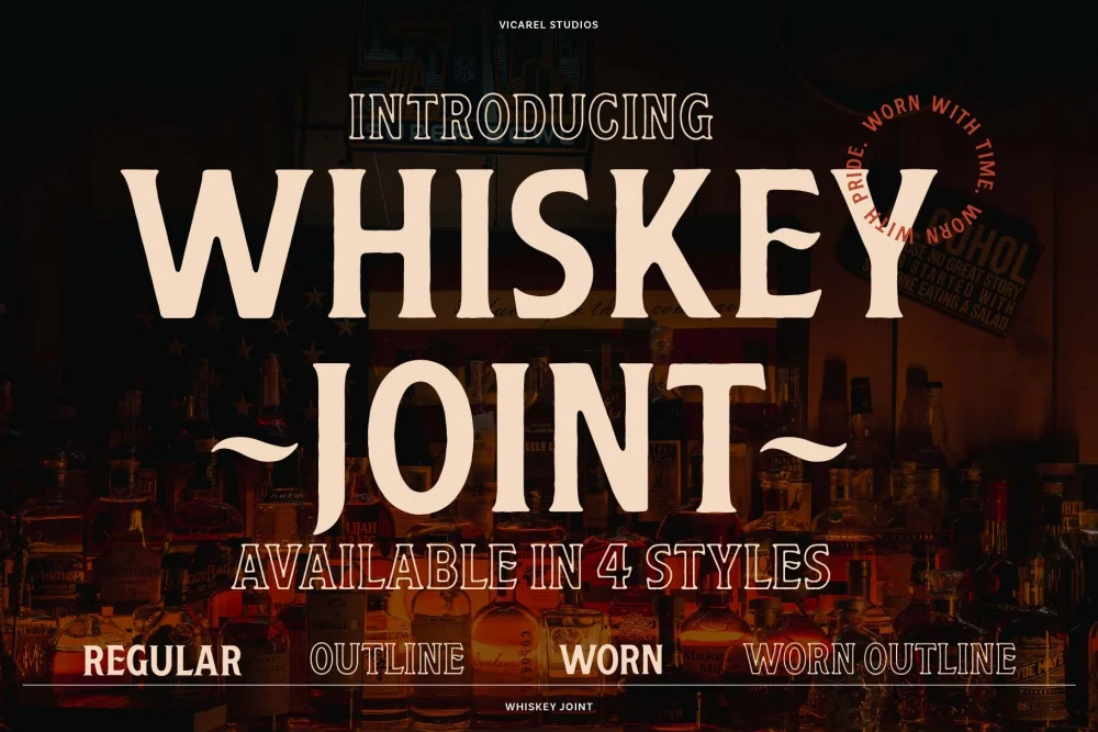 Whiskey Joint Vintage Font 