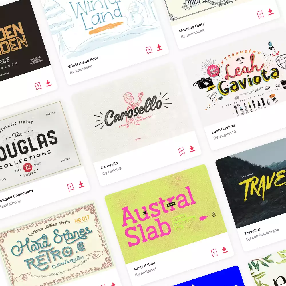 UNLIMITED FONT DOWNLOADS: 400,000+ Fonts & Design Assets