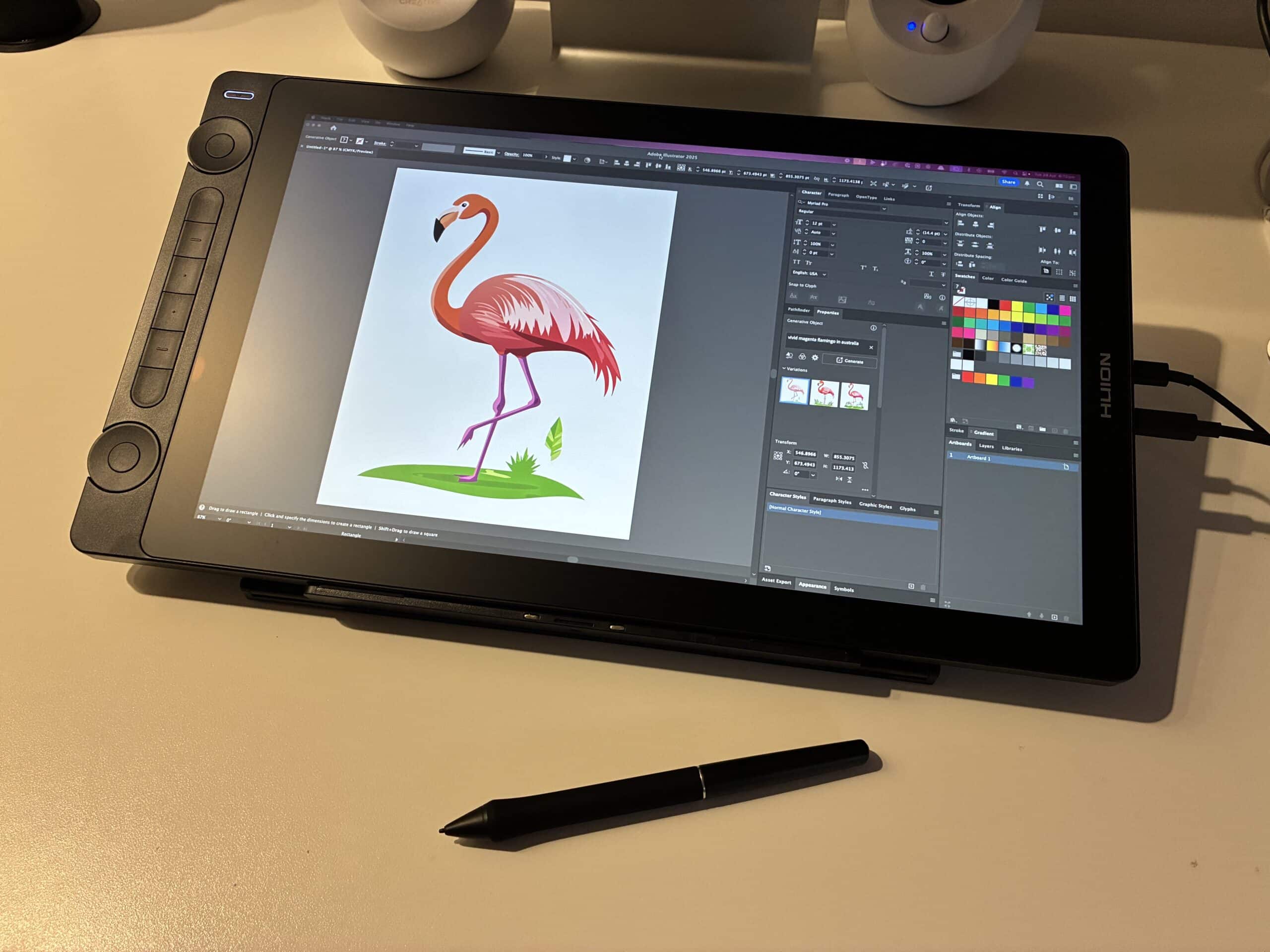 Kamvas 16 Display Quality