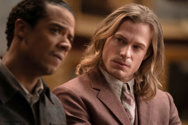 INTERVIEW WITH THE VAMPIRE, (aka ANN RICE'S INTERVIEW WITH THE VAMPIRE), from left: Jacob Anderson, Sam Reid, 'I Want You More Than Anything in the World', (Season 2, ep. 204, aired Jun 2, 2024). photo: Larry Horricks / ©AMC / Courtesy Everett Collection