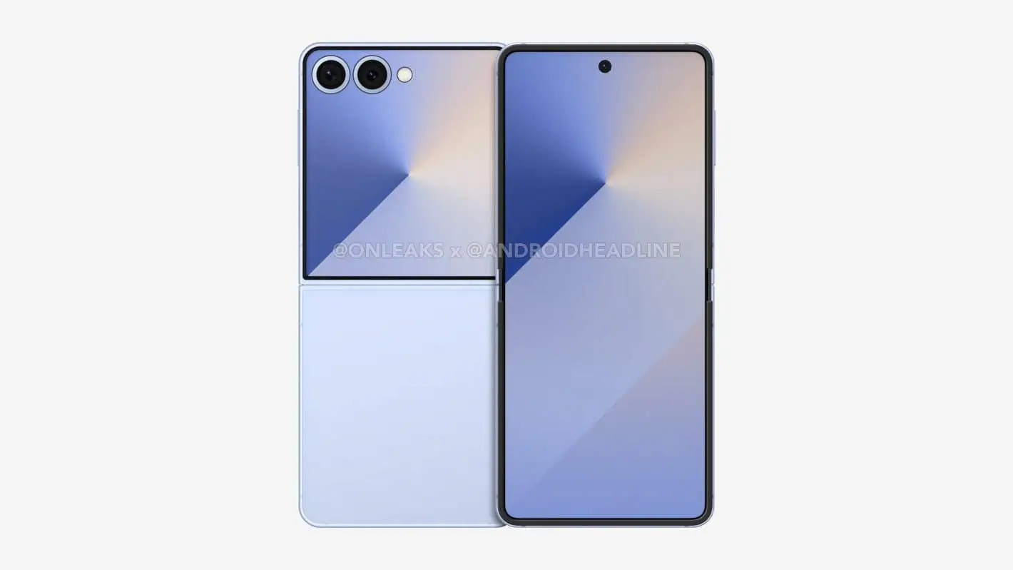 Camera design update on Galaxy Z Flip 7
