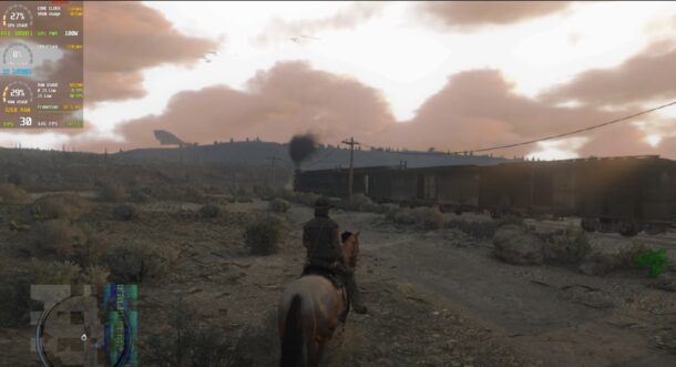ShadPS4 emulator running red dead redemption game