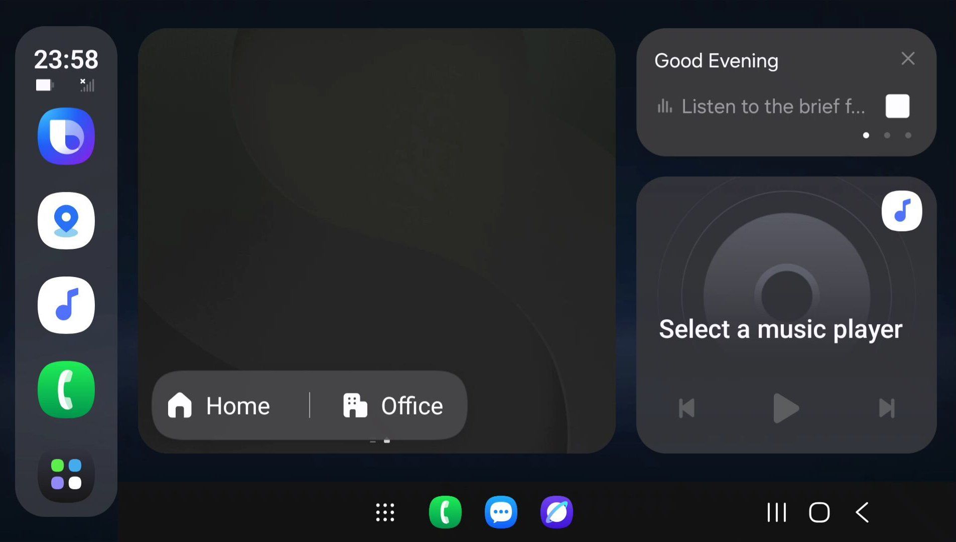 A leaked image of a supposed Samsung Auto Dex feature.