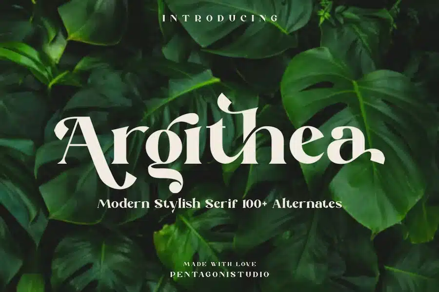 Argithea Modern Serif Font