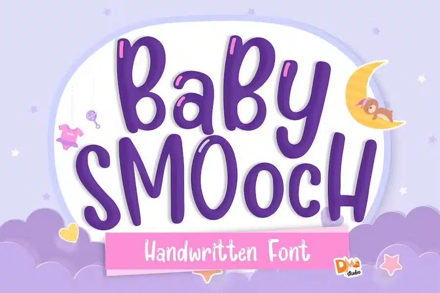 Baby Smooch Handwritten Display Font