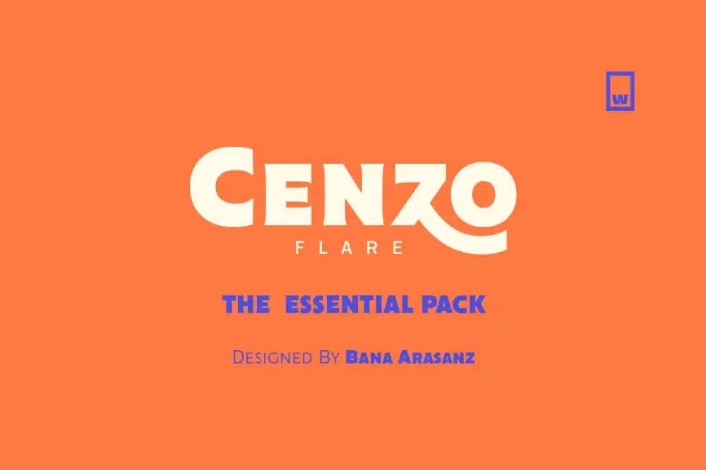 Bright and stylish font for creative designs