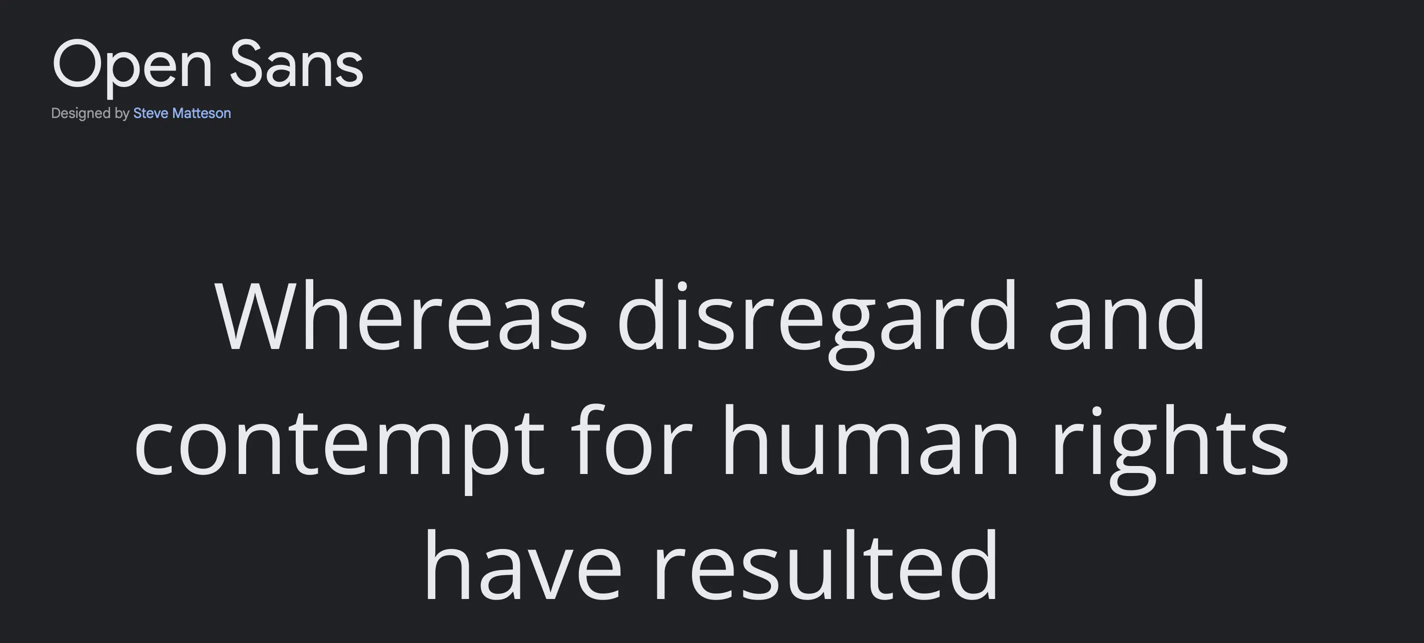 Open Sans