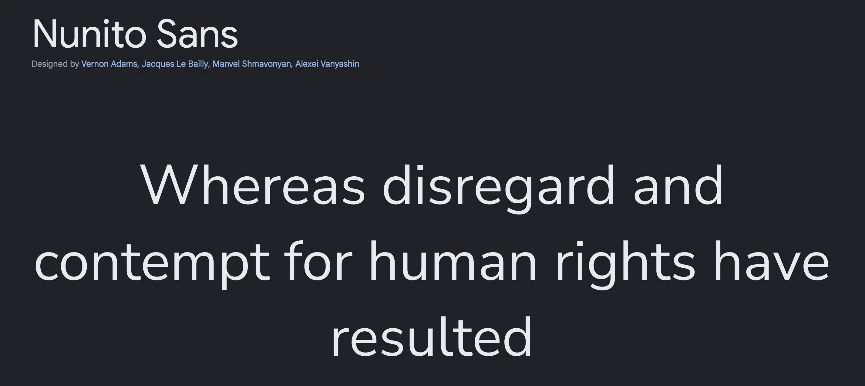 Nunito Sans