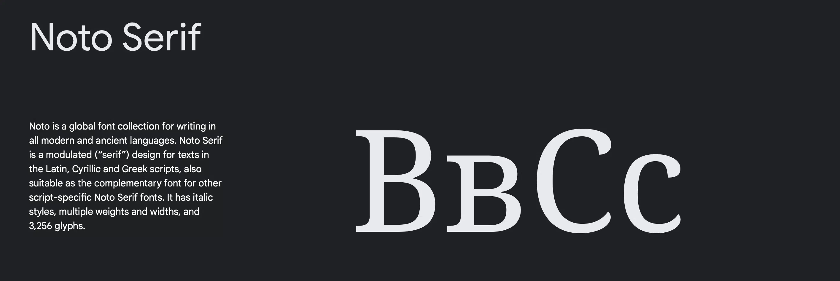 noto serif
