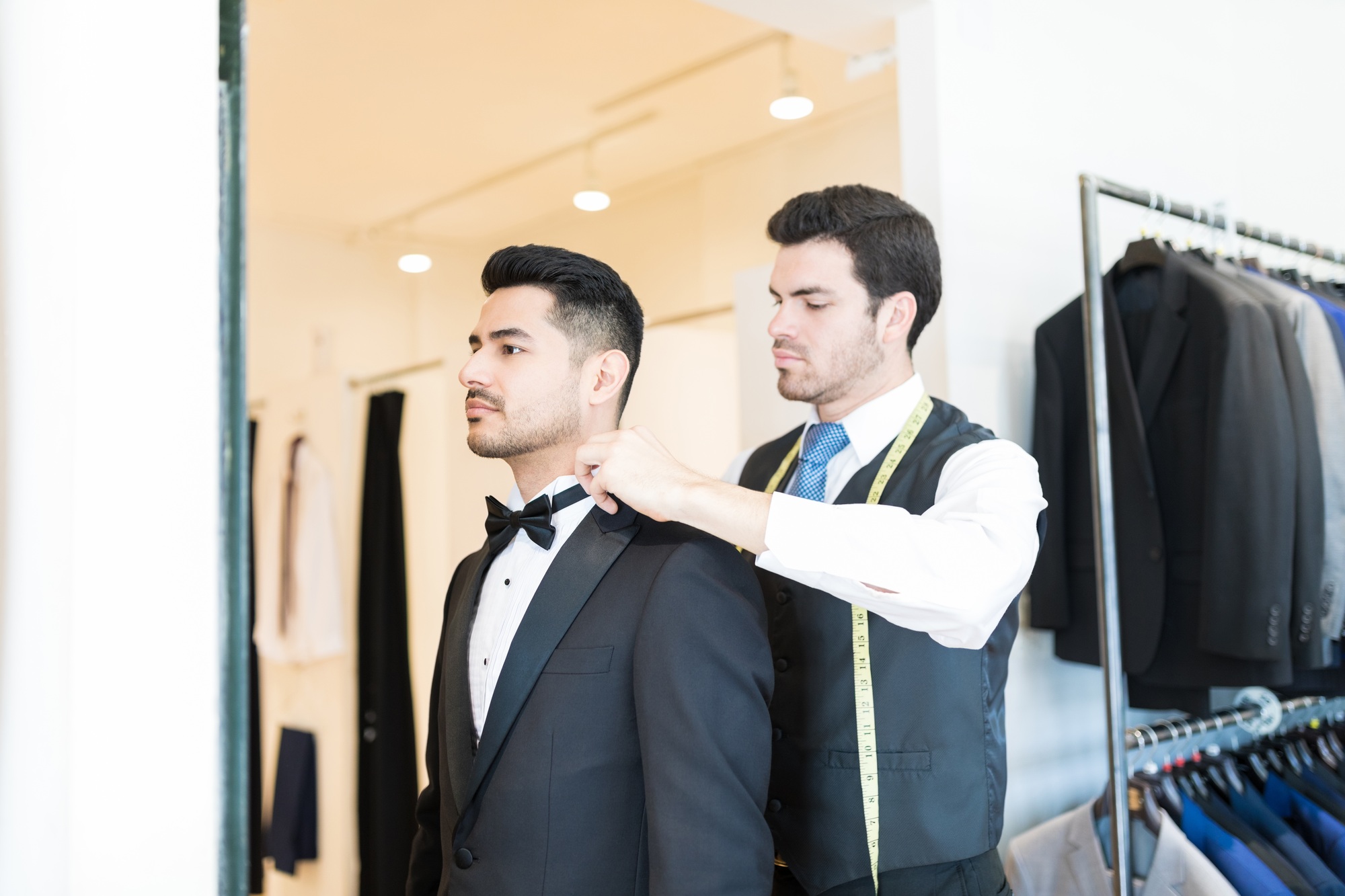 Clerk Providing Best Customer Service