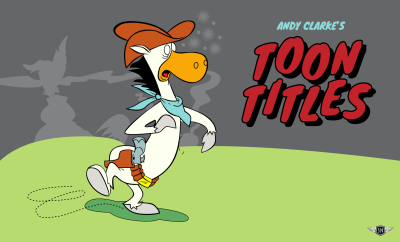 Showing Quick Draw pasted to the toon title card’s foreground, minus details including the pipe he is holding and his eyeballs.