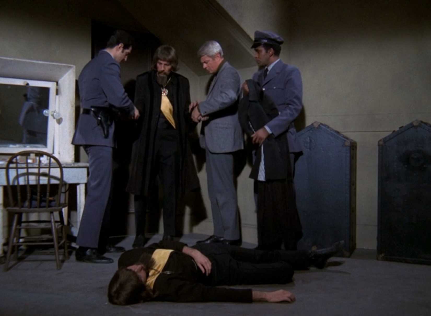 Mission: Impossible 1970 - Leonard Nimoy slips into his doppelganger's clothes