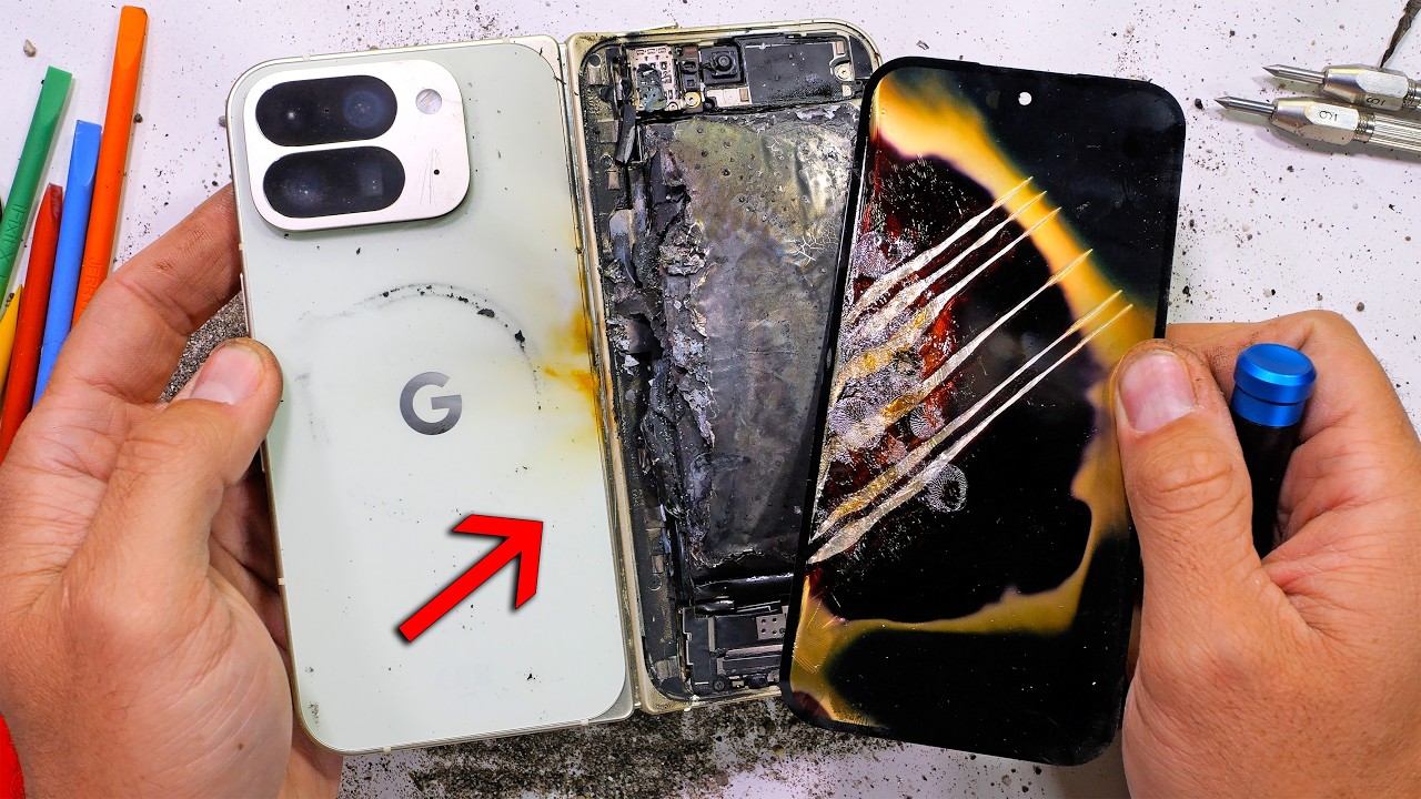 MY PIXEL 10 PRO FOLD EXPLODED -- CAUGHT LIVE ON CAMERA! - YouTube