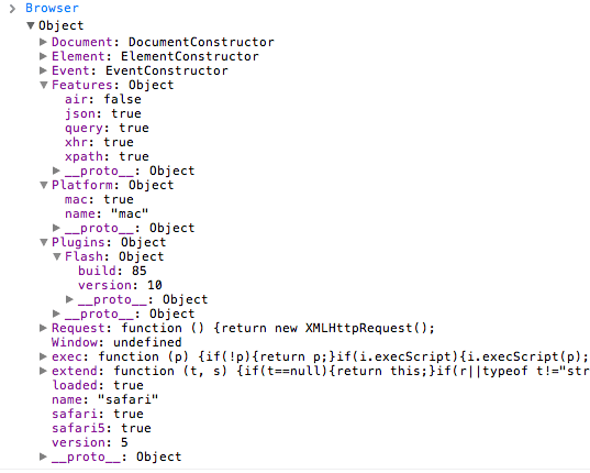 MooTools 1.3 Browser Object