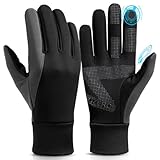 OZERO Winter Warm Gloves for Men: Cold Weather Lightweight Touchscreen Gloves - Thermal Glove...