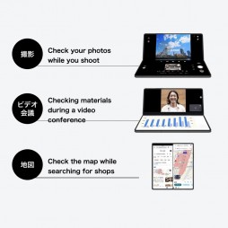 nubia Fold dimensions and main screen modes