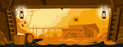 The lamps and overlay are connected.